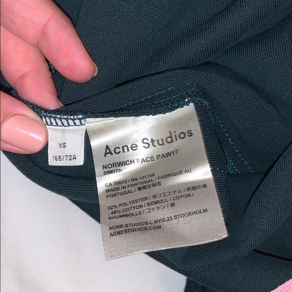 ACNE STUDIOS NORWICH GREEN TRACK PANT - Picture 6 of 7
